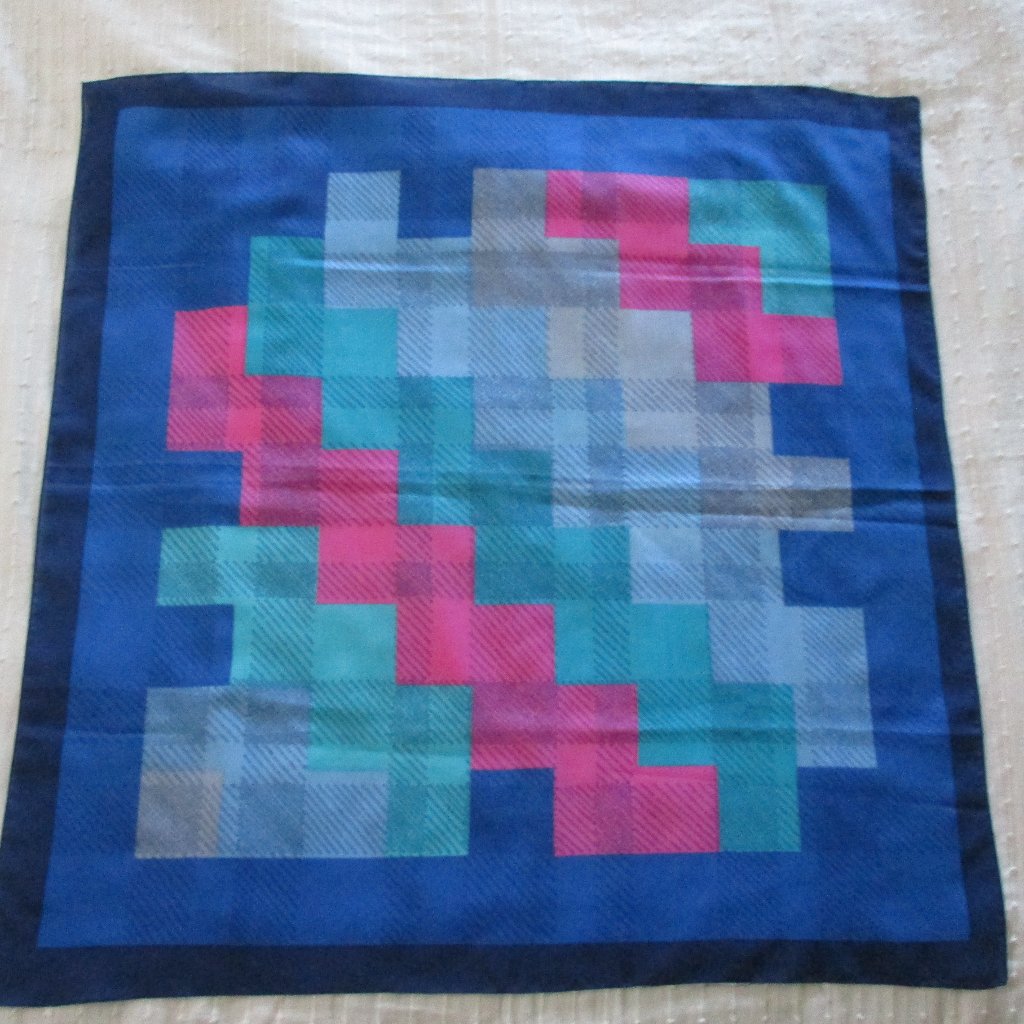1990s Zig-Zag Patchwork Scarf